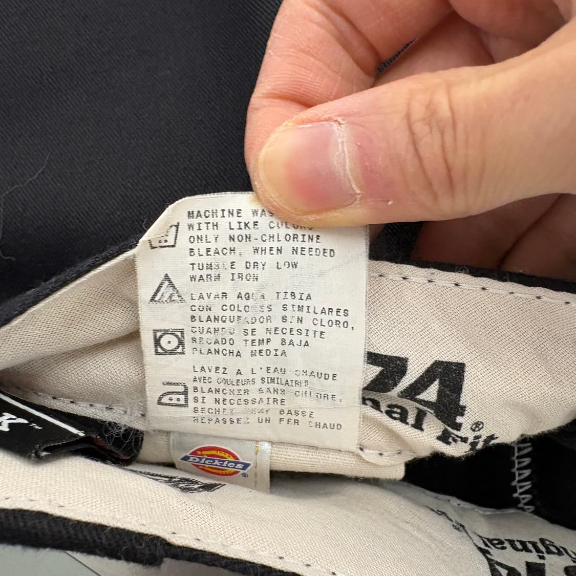 디키즈 워크팬츠 블랙 30in 상품이미지6