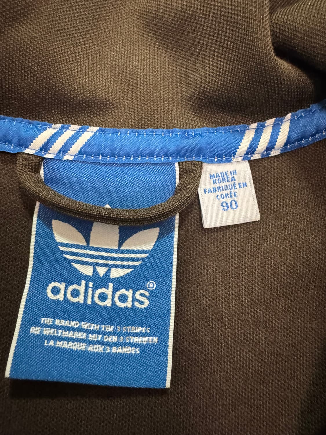 아디다스 유로파 트랙탑 브라운 져지(90사이즈) 상품이미지4