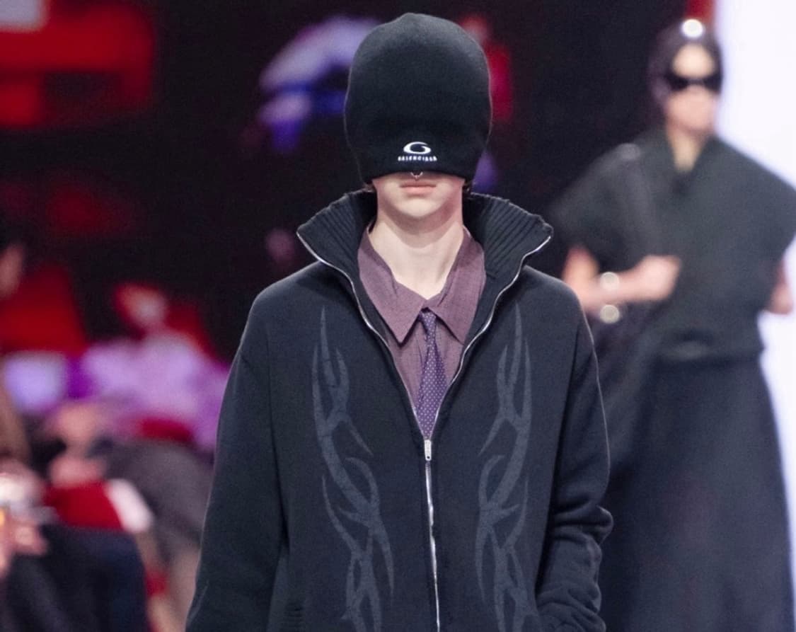 24ss 발렌시아가 마스크 비니 상품이미지1