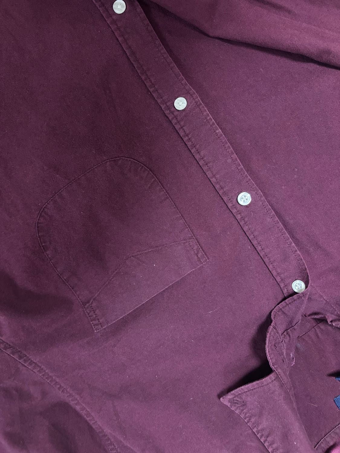 Gap 버건디 셔츠 XL 상품이미지3