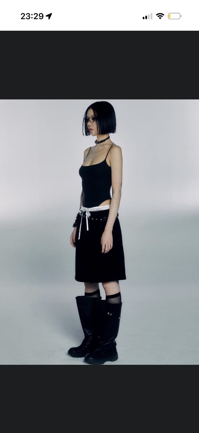 MLK Logo satin pants (Black)  상품이미지2