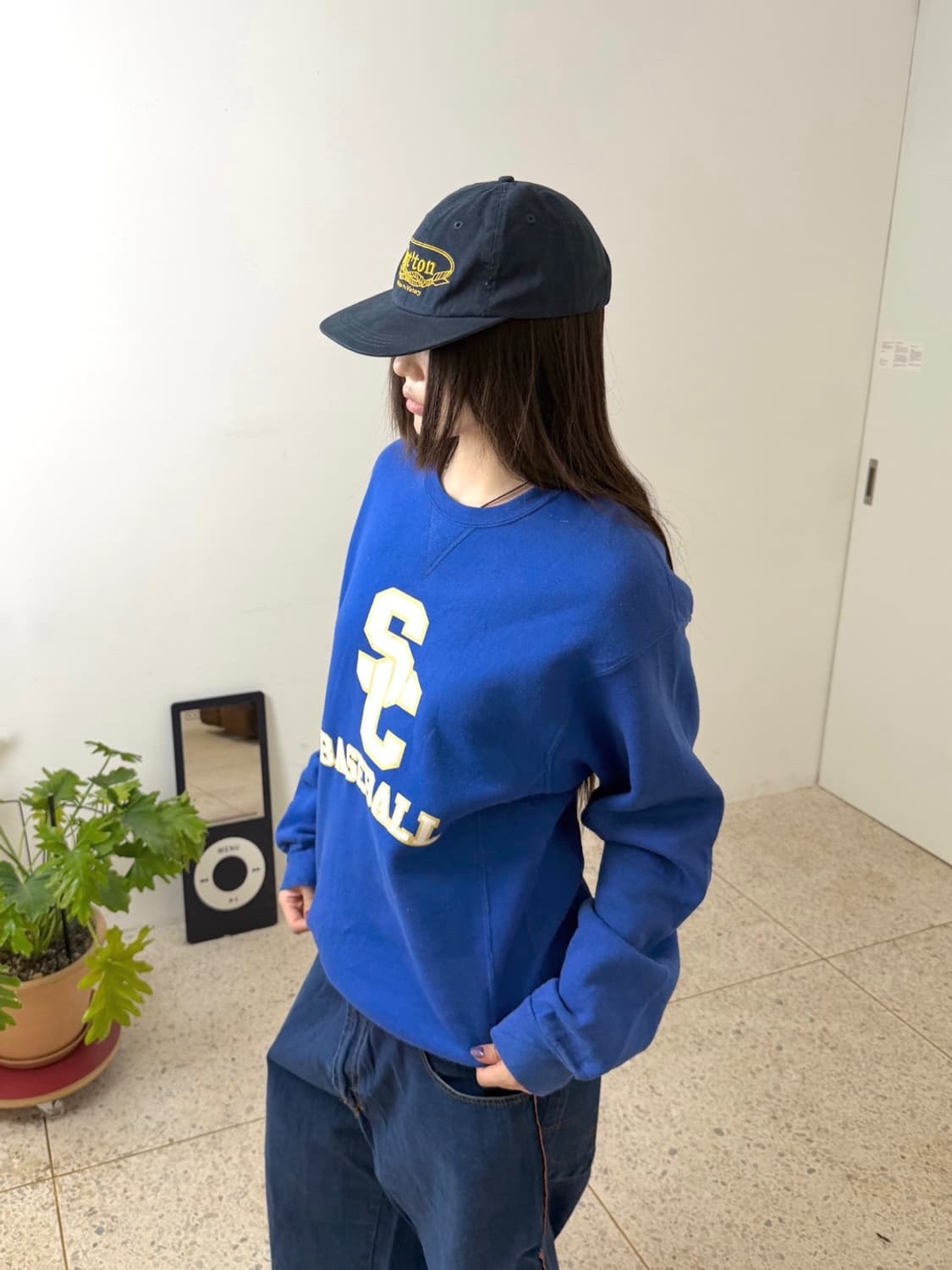 00's 러셀 맨투맨 블루 상품이미지2