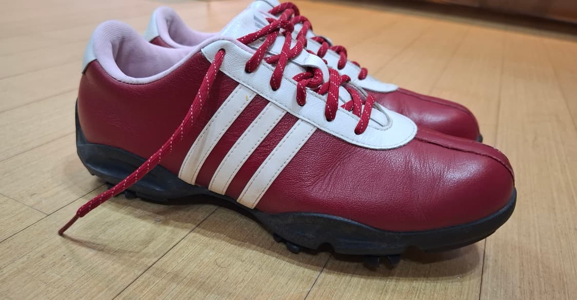 아디다스 여성 골프화 레드 245mm 상품이미지3