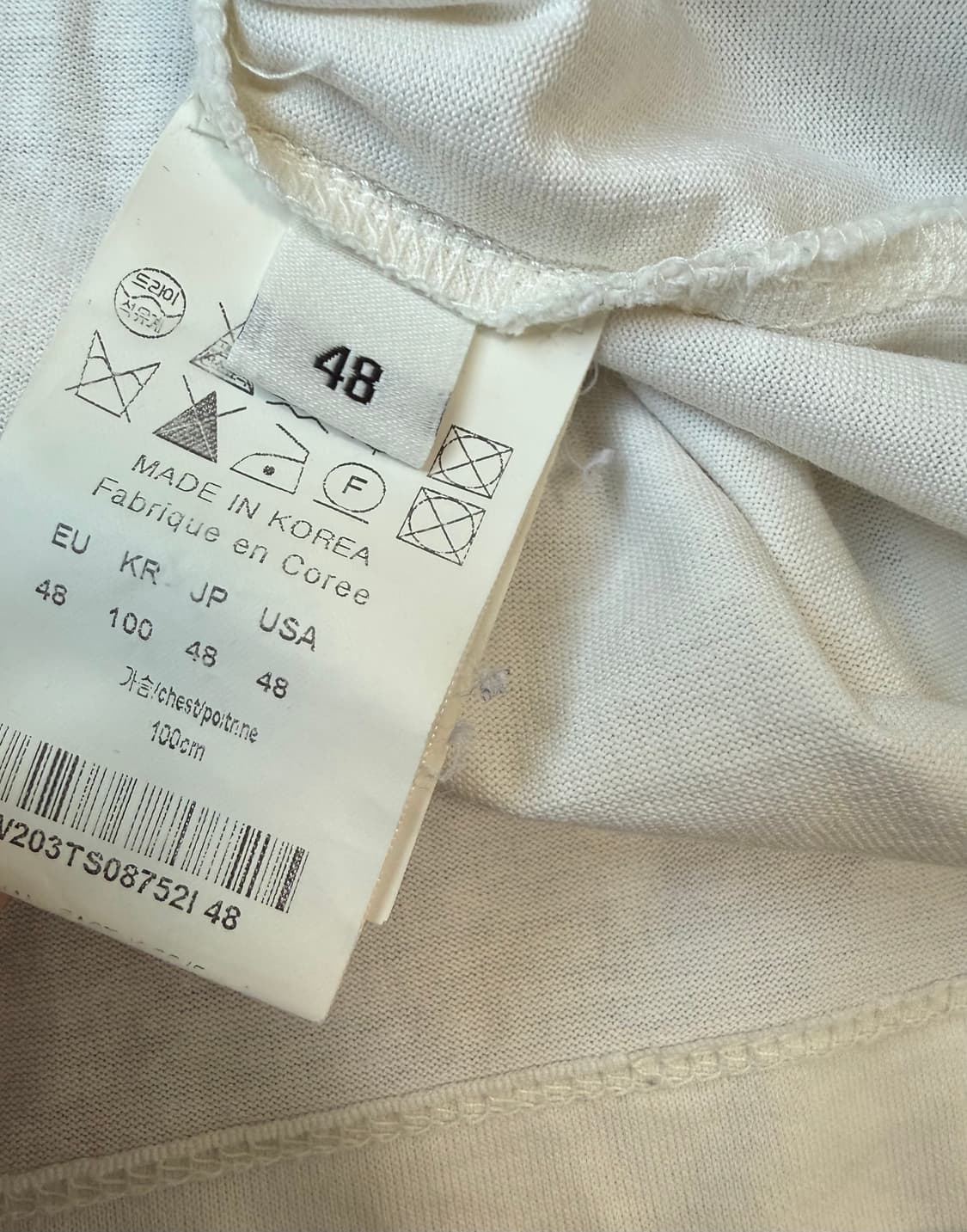 우영미 퍼지 백로고 반팔 티셔츠 상품이미지4