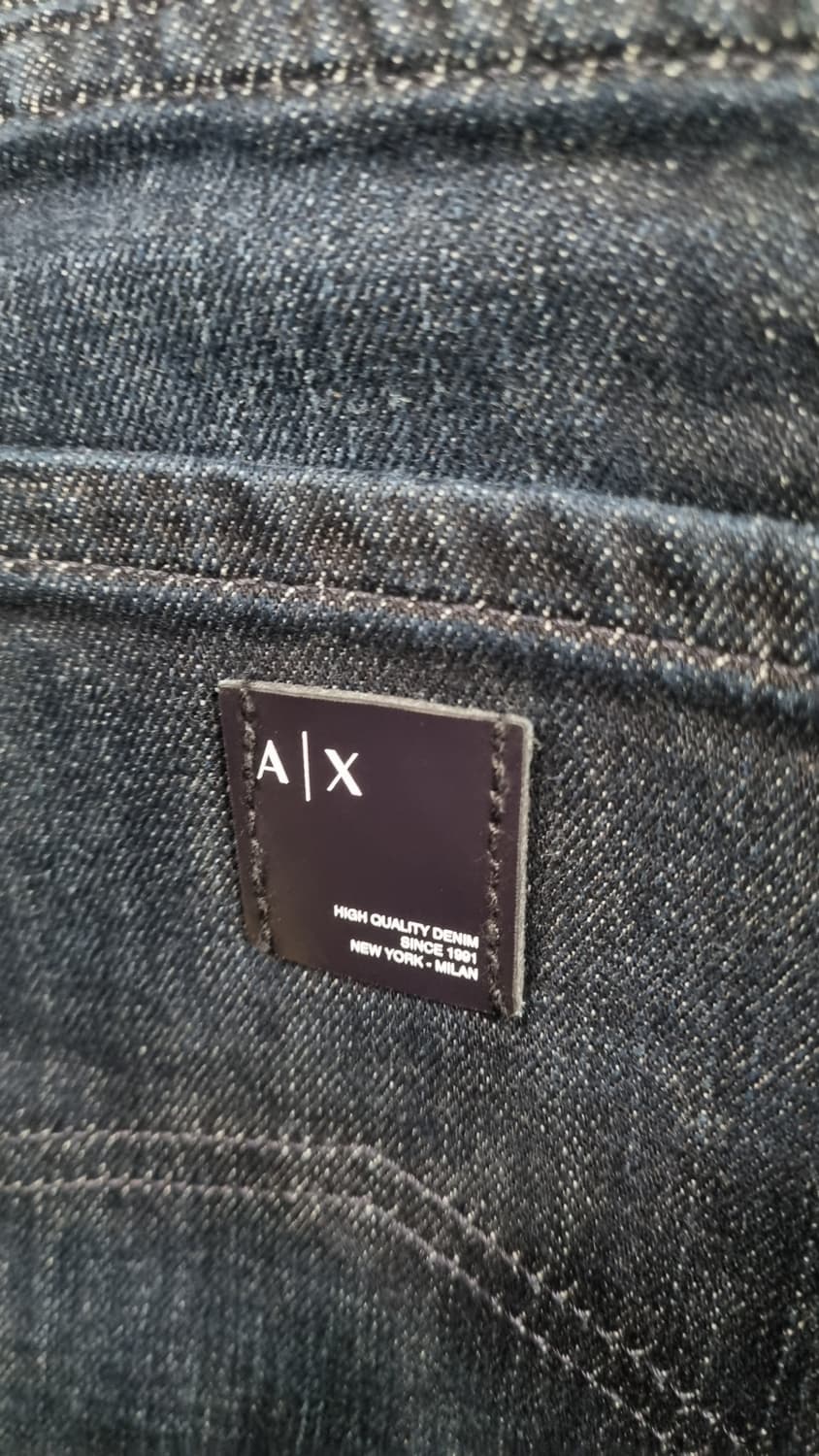 알마니 슬림핏 데님팬츠 표기31(허리단면41,기장91) 상태매우좋음 상품이미지3