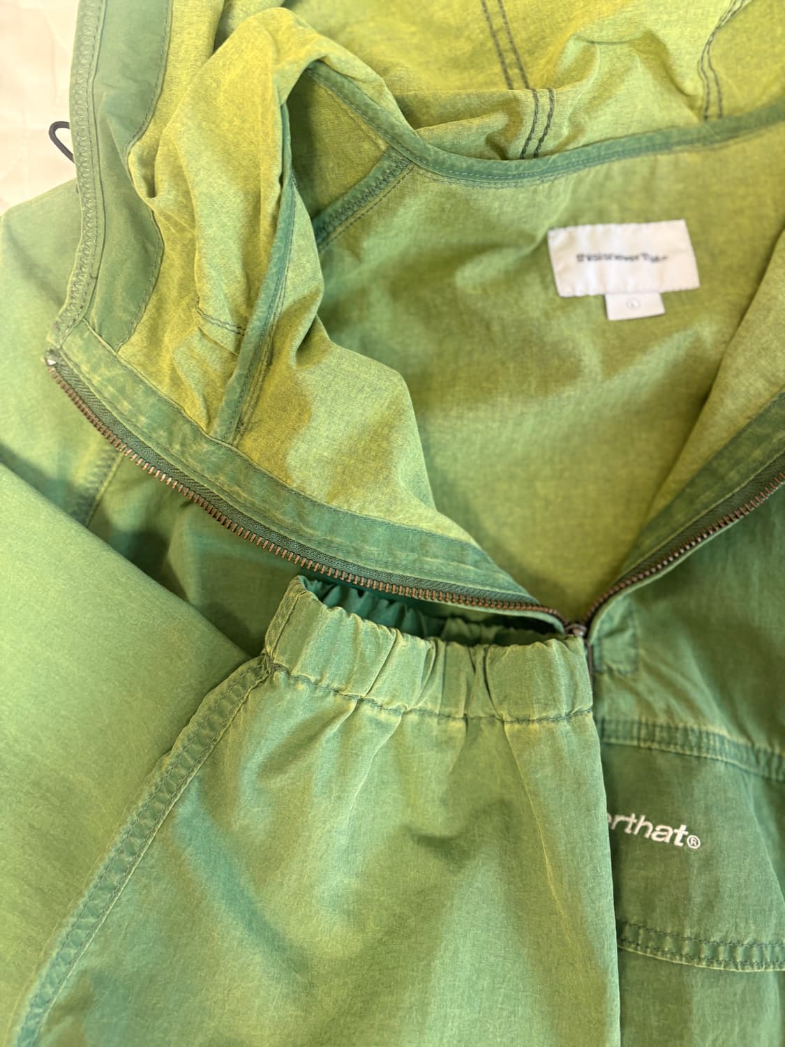 Thisisneverthat 아노락 자켓 라이트 그린 상품이미지5