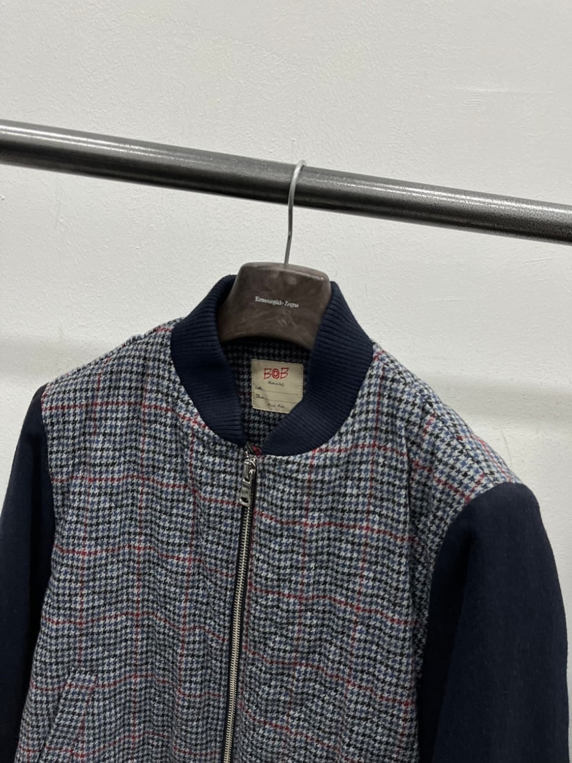 105) 비오비 이태리 누빔 블루종  상품이미지2