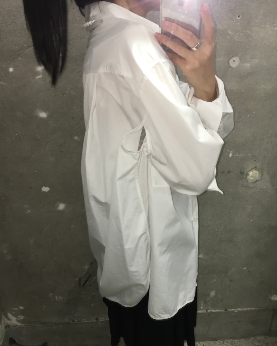 Valentino 발렌티노 화이트 스터드 셔츠 상품이미지3