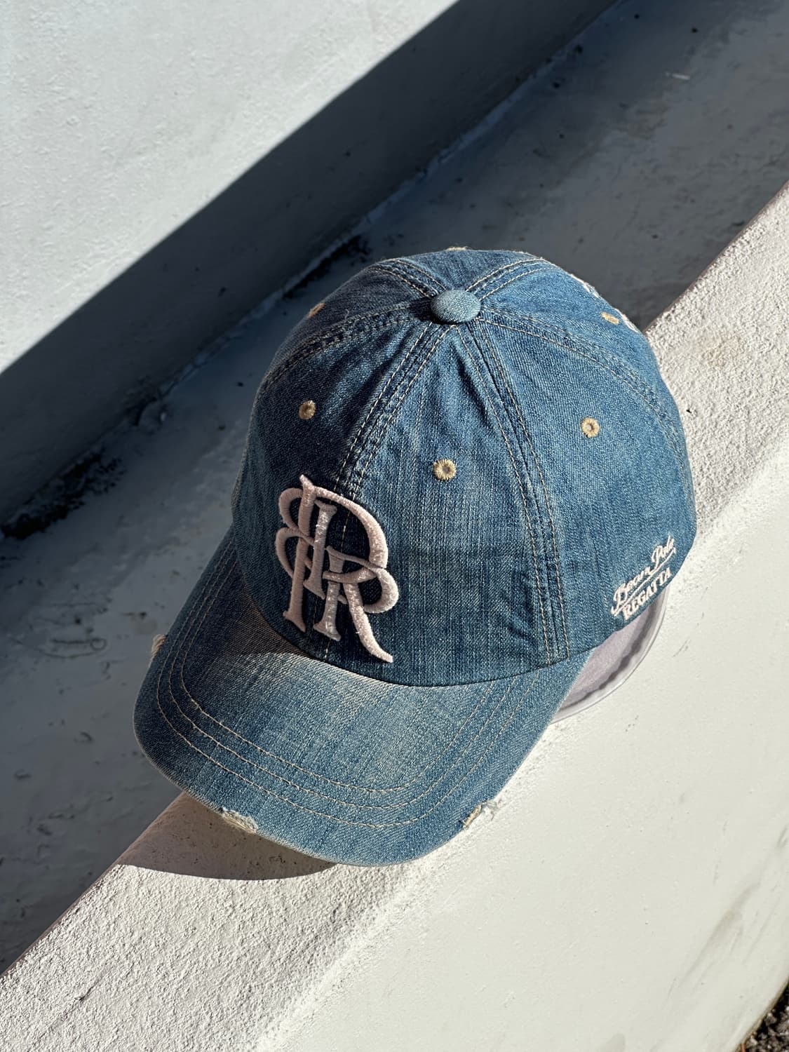 [F] 빈폴 빈티지 스타일 데님 볼캡 모자 상품이미지2