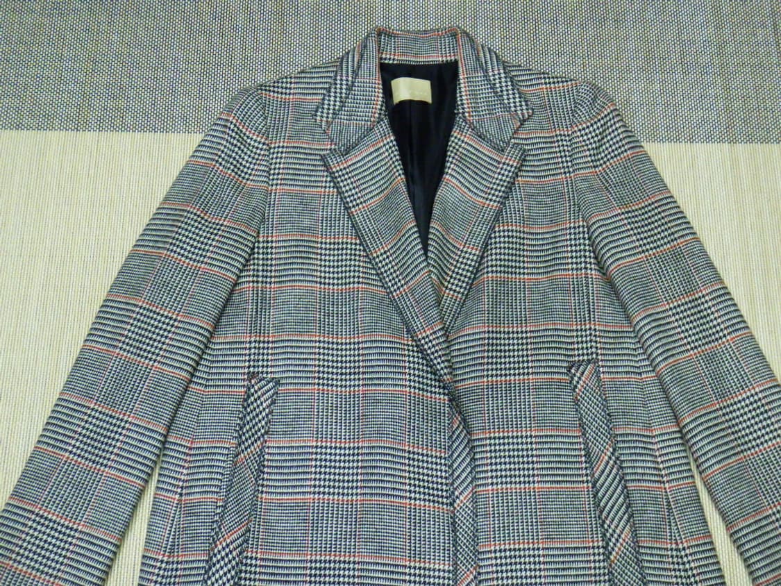 (85/55size) 미샤 MICHAA 울혼방 글렌체크 코트 상품이미지3