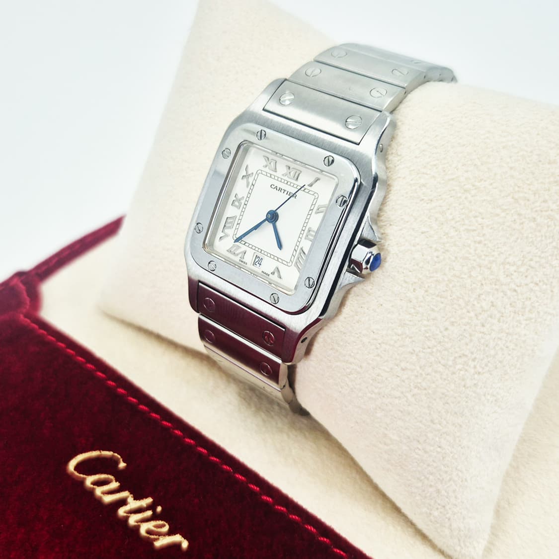 까르띠에 산토스 스틸 라지사이즈 상품이미지4