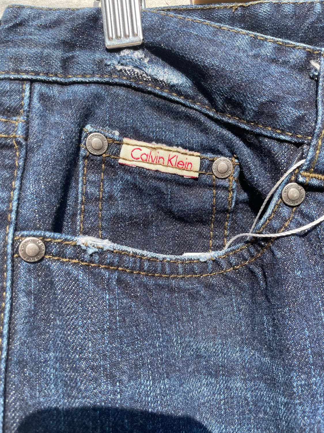 켈빈클라인 딥 인디고 부츠컷 데님팬츠 상품이미지4