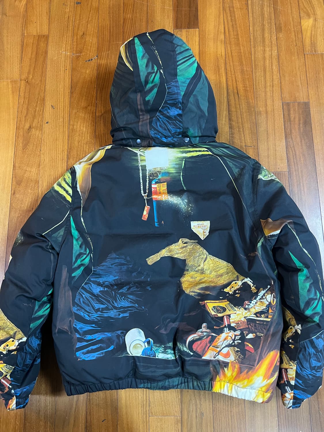 슈프림 파이어크래커 덕다운 파카 상품이미지2