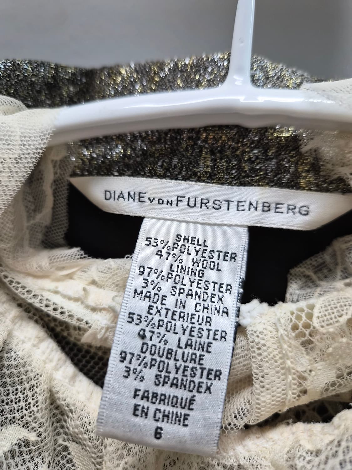 다이앤본 퍼스텐버그 샤이니 큐트 자켓. 오즈세컨 도트샤 스커트 상품이미지4