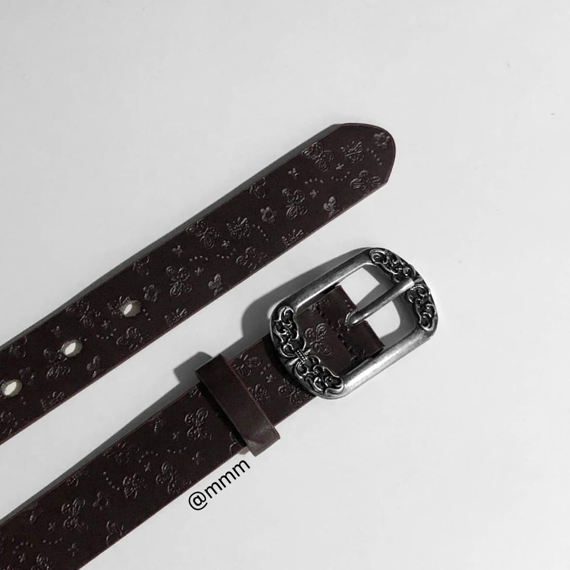 [Unisex] 에스닉 웨스턴 벨트 브라운 상품이미지2