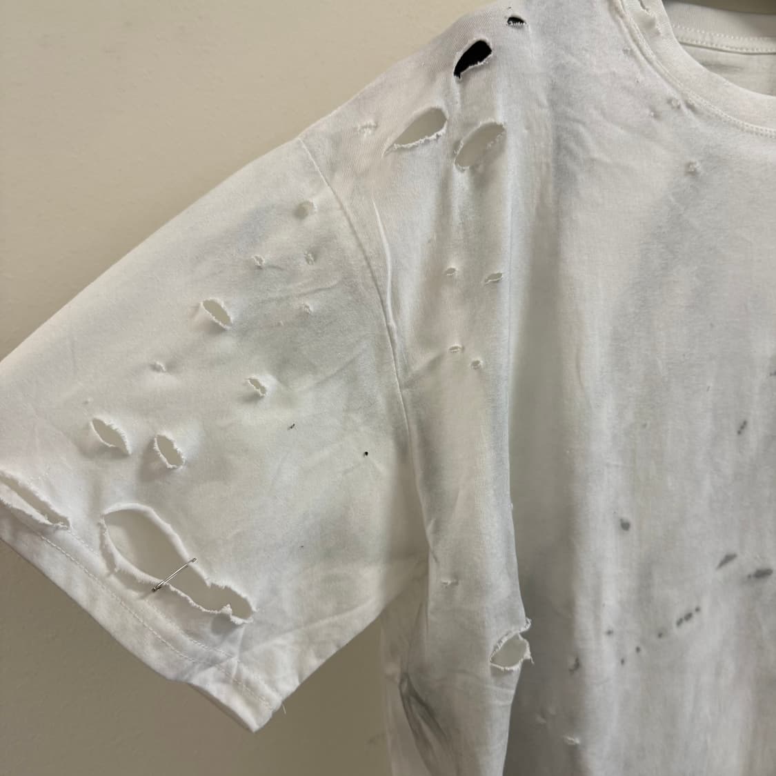 빈티지 디스트로이드 스켈레톤 반팔티  상품이미지8