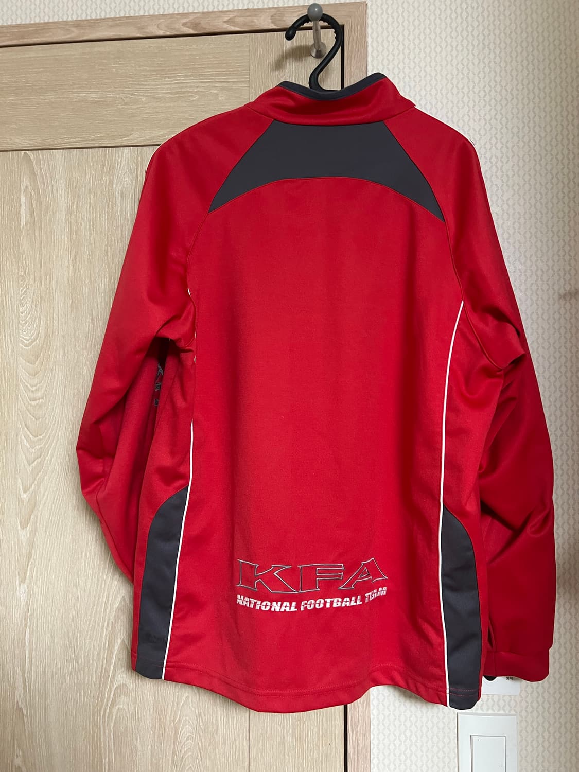 Kfa 대한민국 국대 레드 트레이닝 쉘탑 상품이미지2