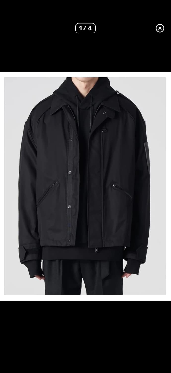 준지 견장 블루종 상품이미지1