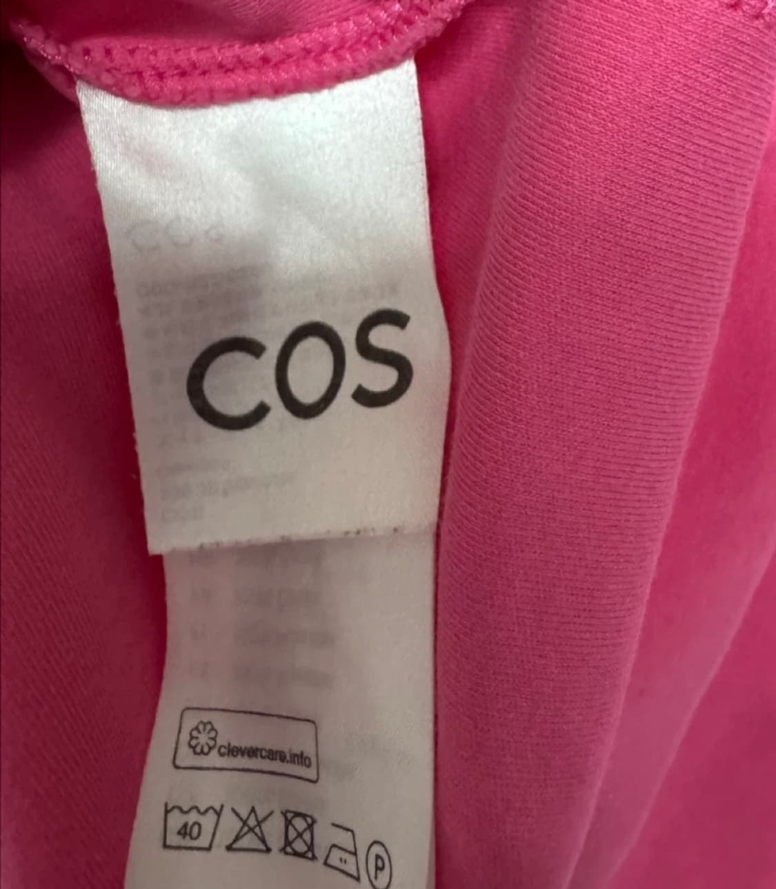 COS 핑크색 긴팔티셔츠 상품이미지8