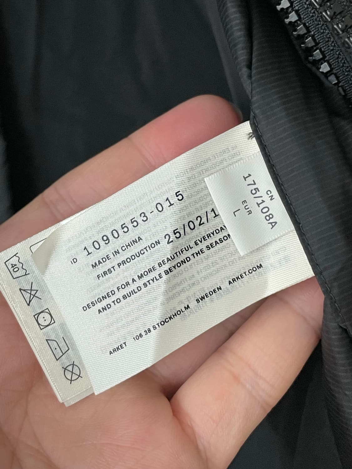 (L) 아르켓 스포티 다운 블랙 새제품 상품이미지5