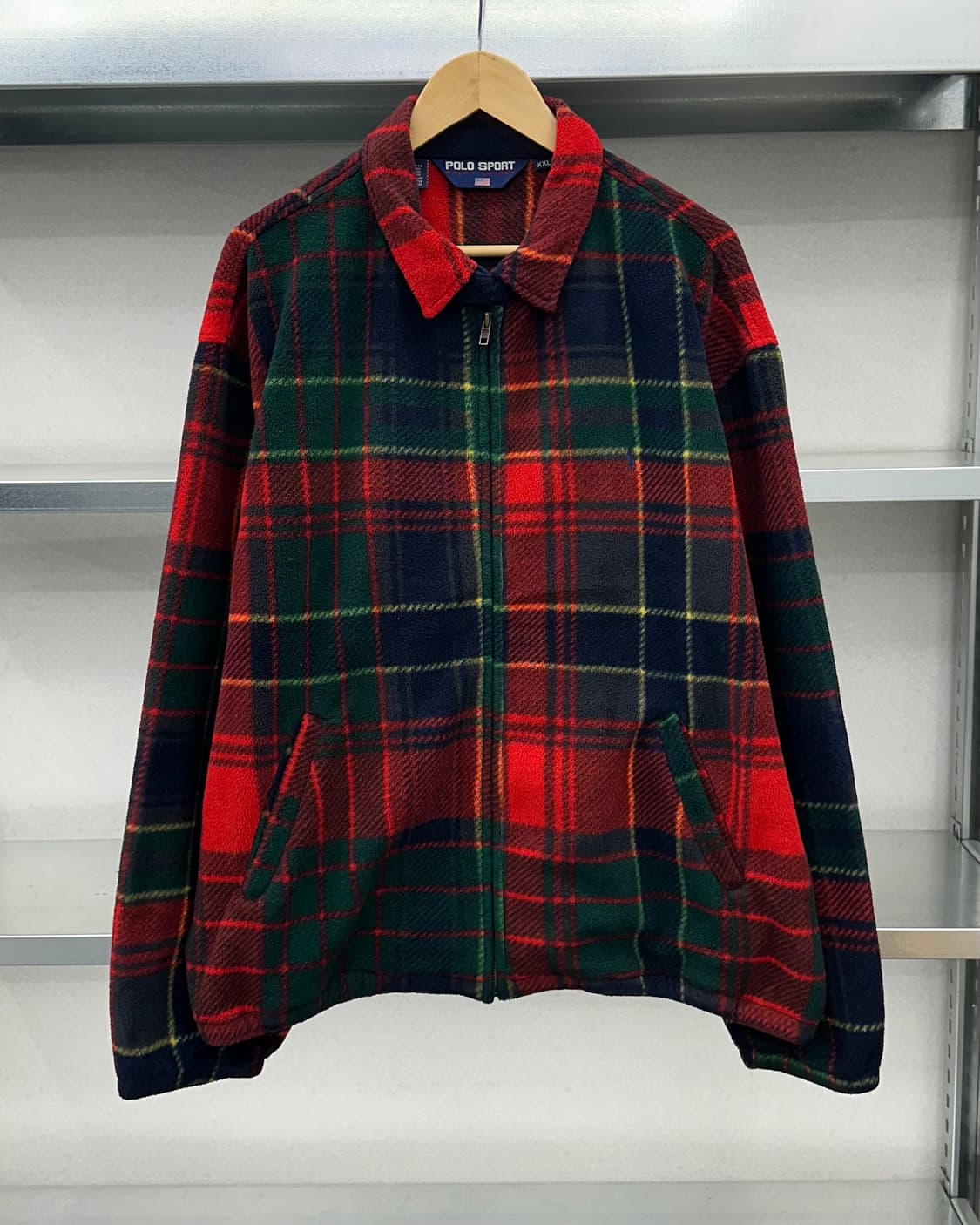 (2XL)90'S POLO SPORT USA 후리스자켓-M1330 상품이미지1