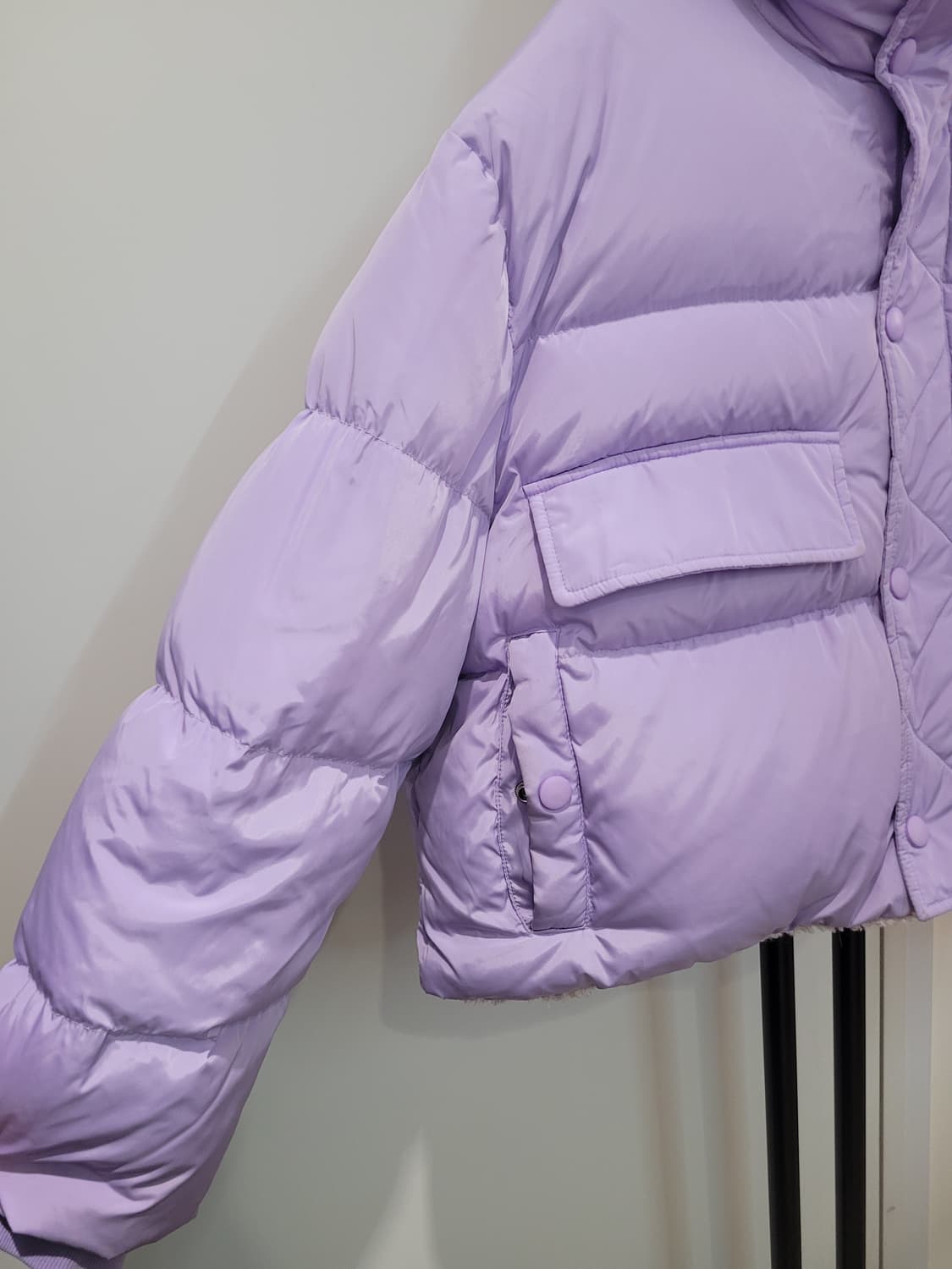 니어앤디어 라벤더 덕다운 숏 패딩 점퍼 프리사이즈 상품이미지4