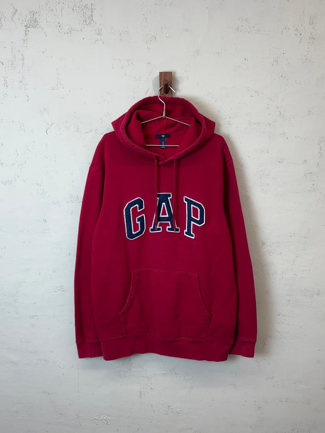 GAP 갭 로고 후드티 레드 상품이미지1
