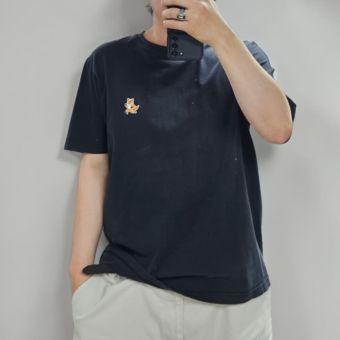 메종키츠네 반팔티 XL M0350 상품이미지1