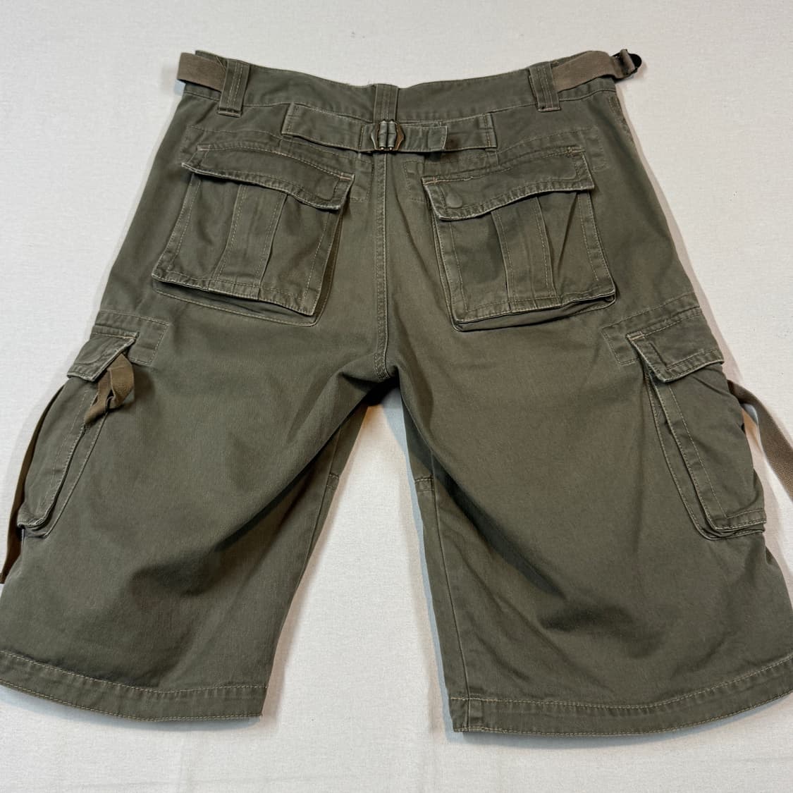 32inch) 브루인스 치노 빈티지 카고 스트랩 반바지 상품이미지6