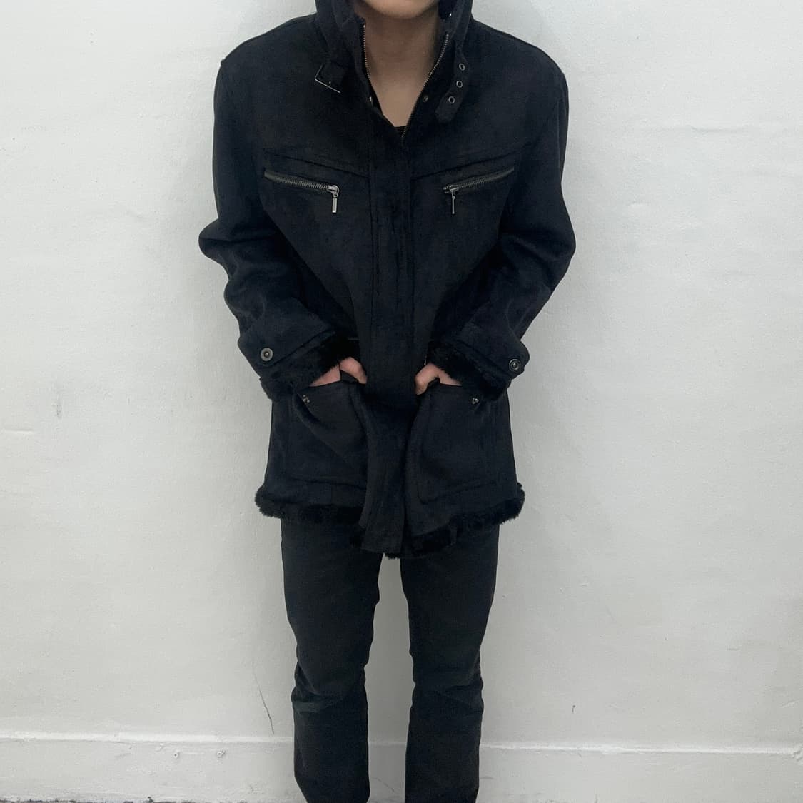 Thruxton mouton hood jacket 상품이미지5