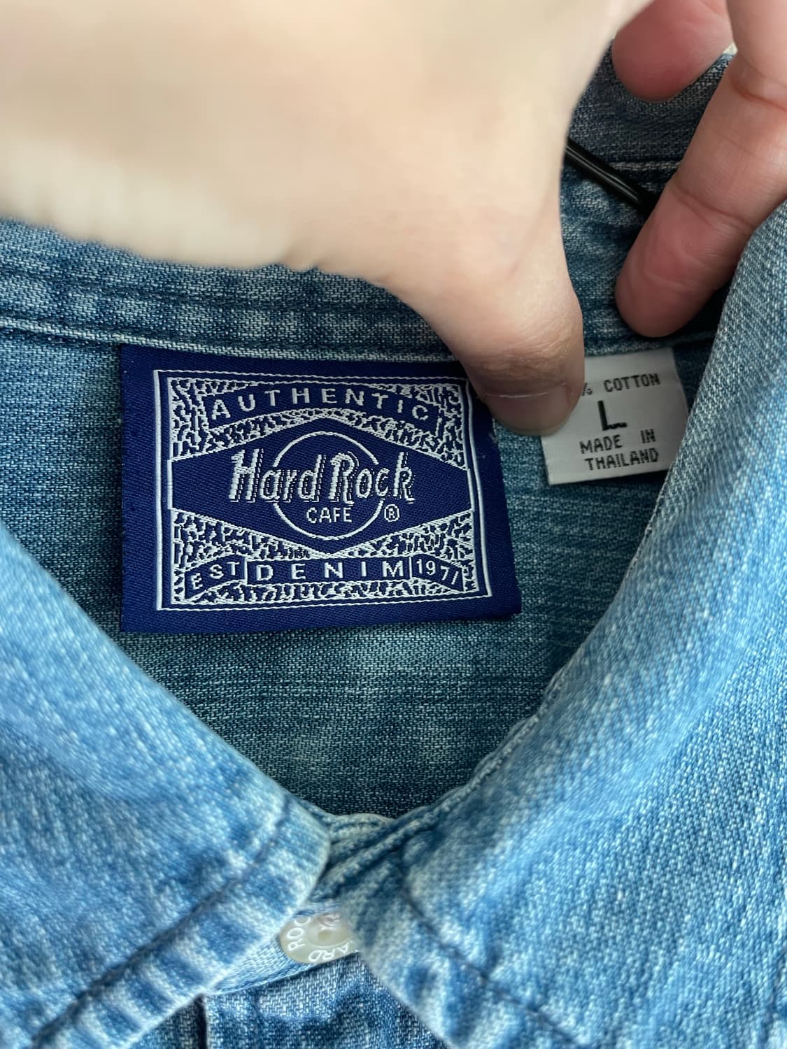 하드락카페 데님 셔츠 (Paris) 상품이미지2