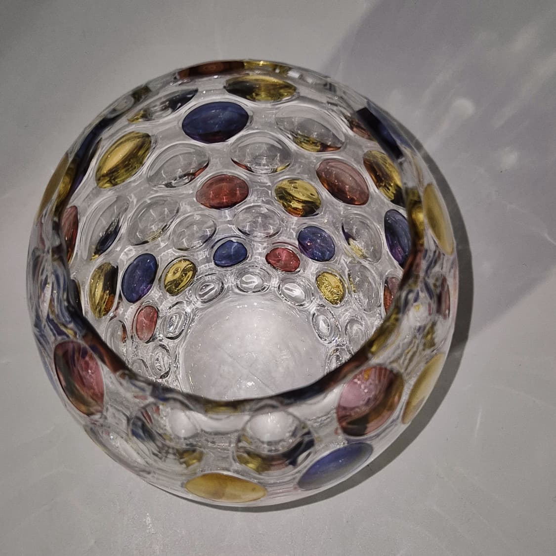 90s 체코 보헤미아 물방울 리드 크리스탈 꽃병 상품이미지8