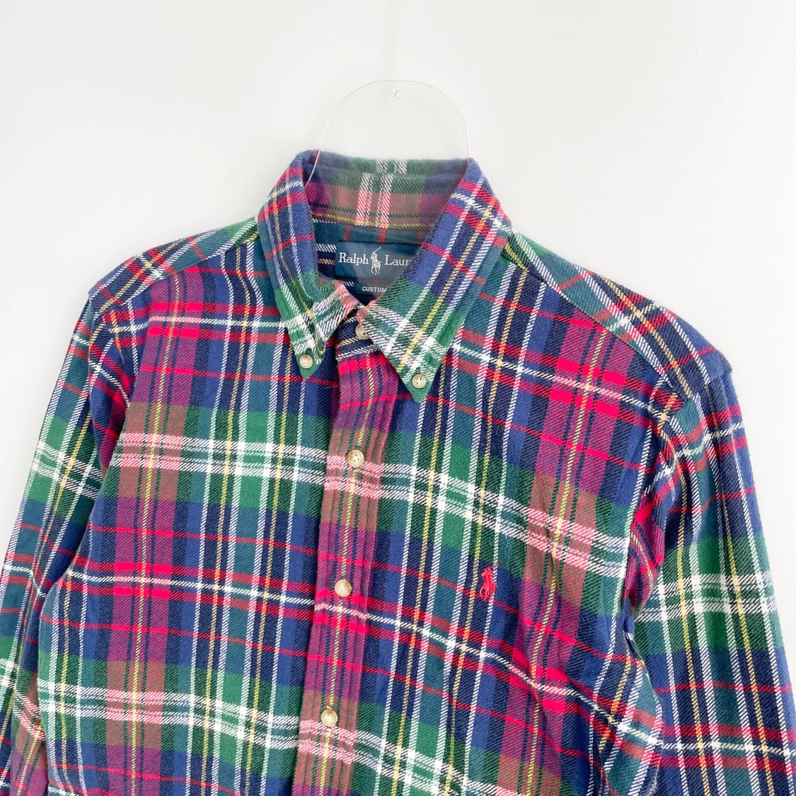 F2 폴로 랄프로렌 클래식핏 플레이드 플란넬 남성 워크 셔츠 S사이즈 상품이미지2
