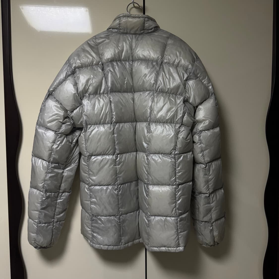 몽벨 슈페리어 다운 자켓 화이트그레이 L 상품이미지4