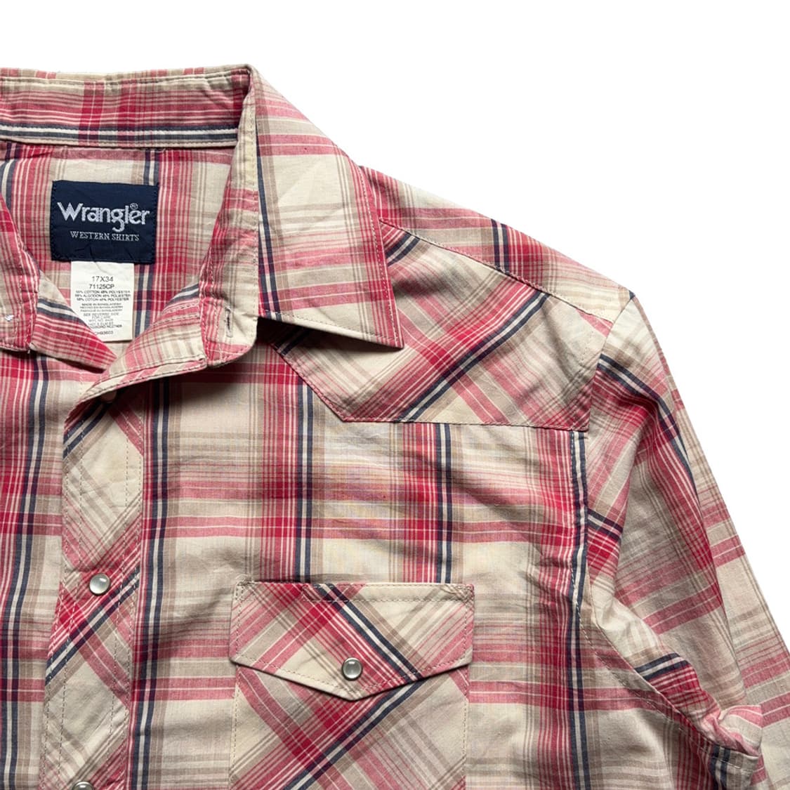 Wrangler Classic Western Plaid Shirt 상품이미지4