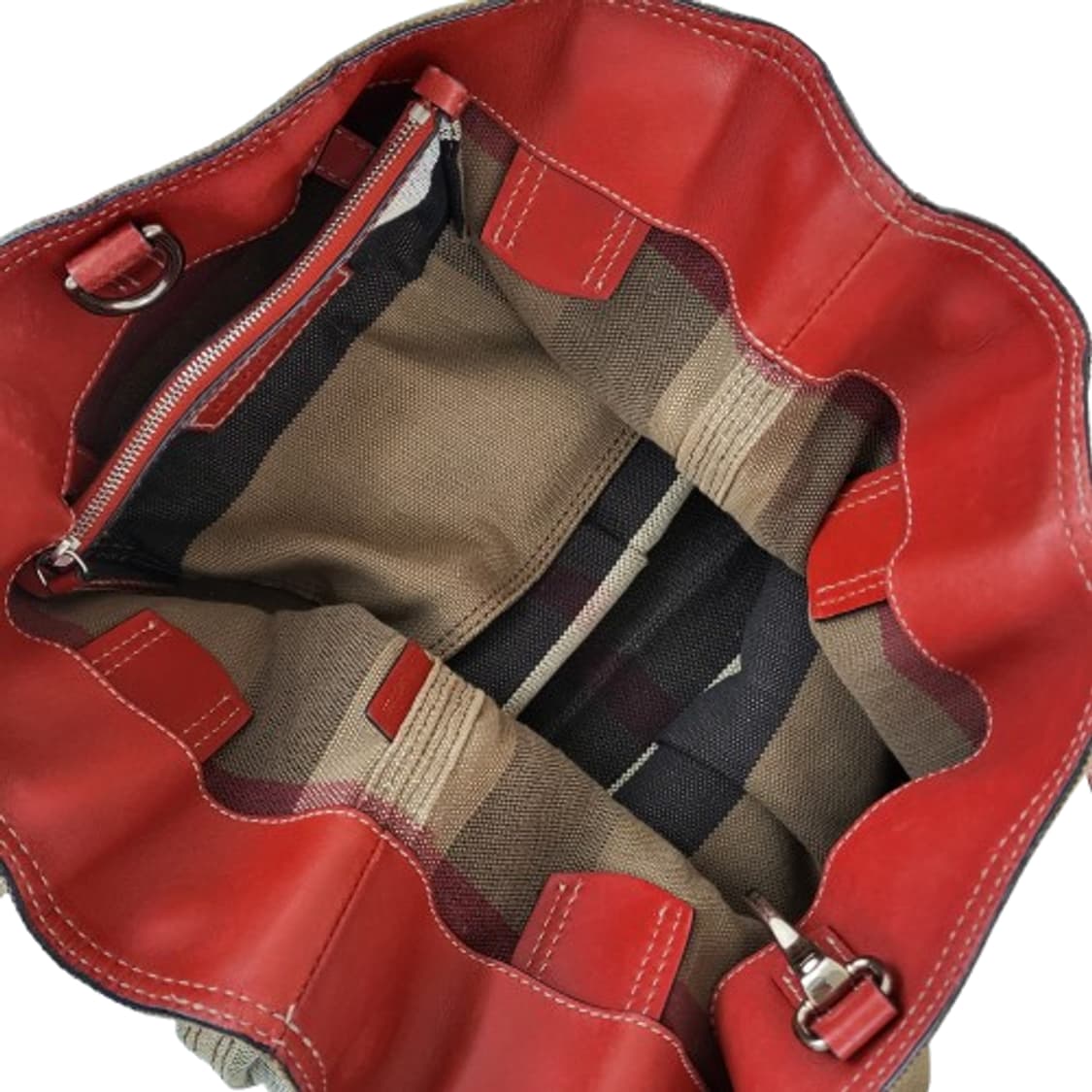 정품 버버리 하우스체크 메이드스톤 호보백 상품이미지10