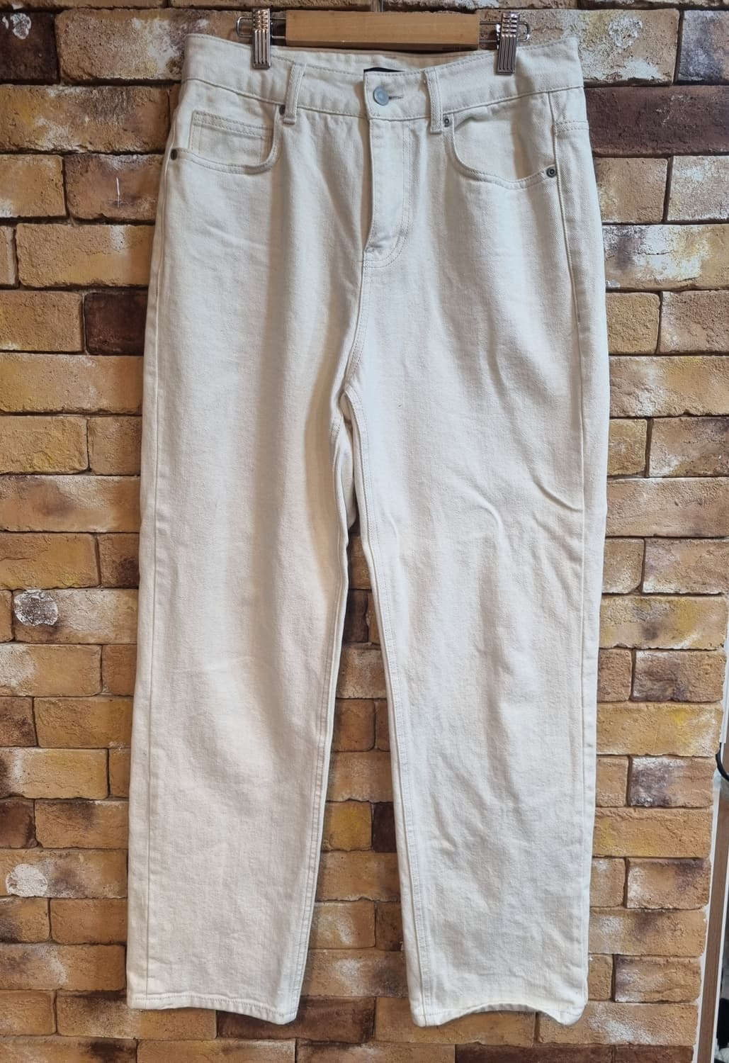 무신사 스탠다드 크림 와이드 팬츠 29 상품이미지1