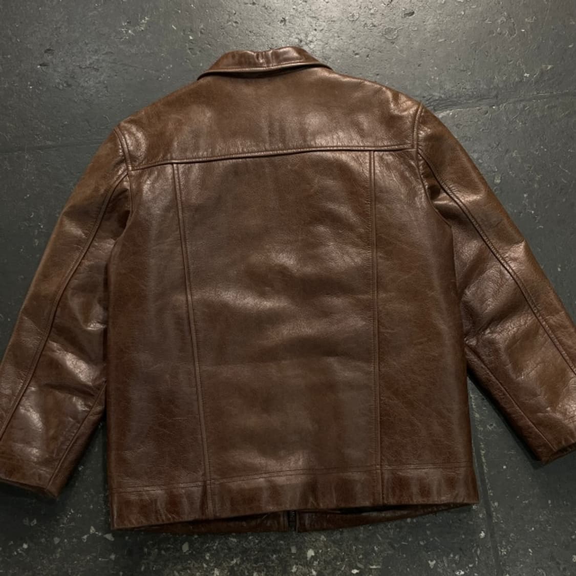100 빈티지 소가죽 레더 자켓  상품이미지6