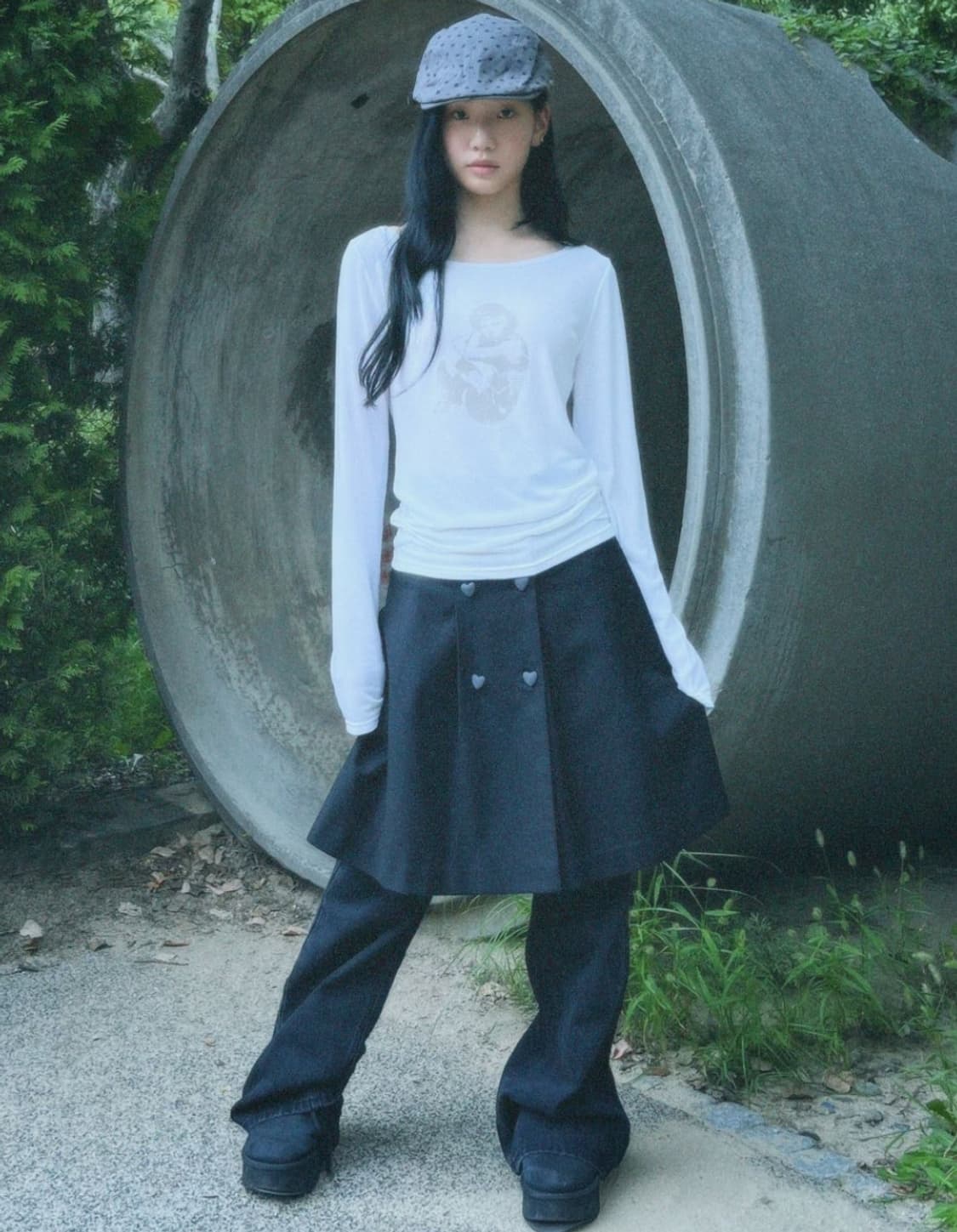 로긴앤로지(브랜드) small gril printed 롱 슬리브 상품이미지1