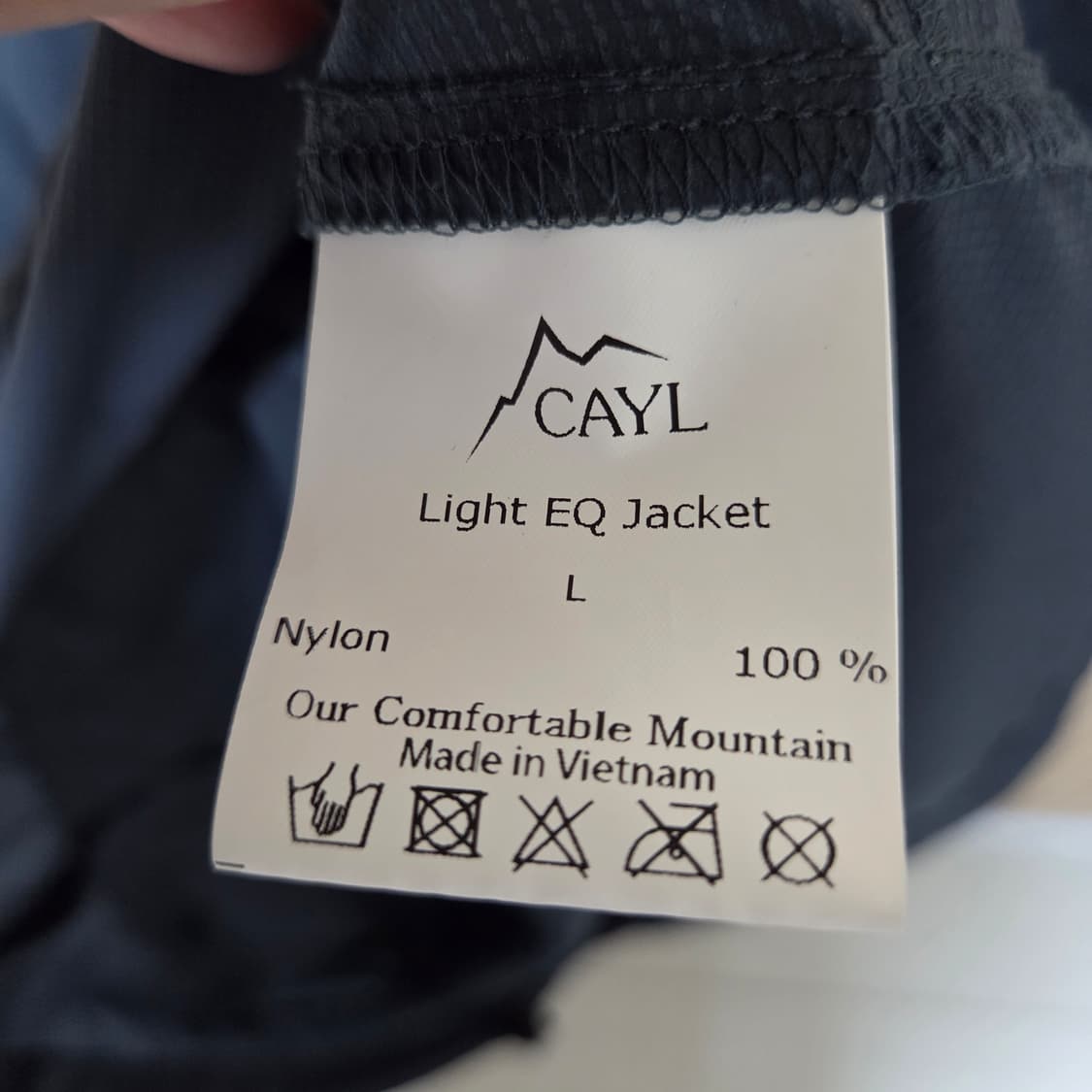 cayl 바람막이 light EQ jacket 팝니다 상품이미지5