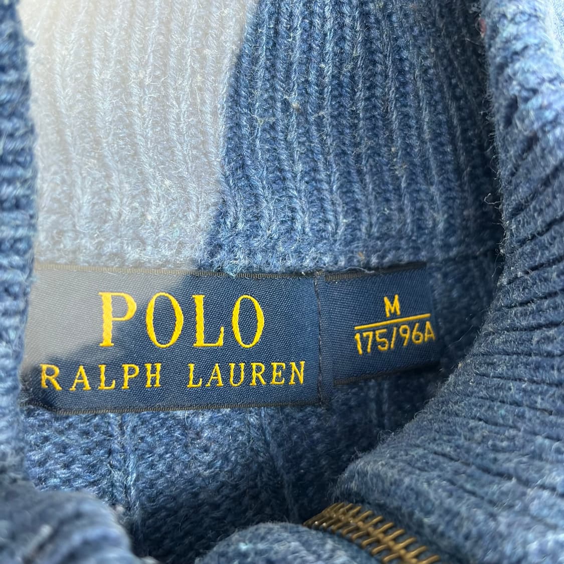 폴로 랄프로렌 하프집 꽈배기 니트 티셔츠 상품이미지3