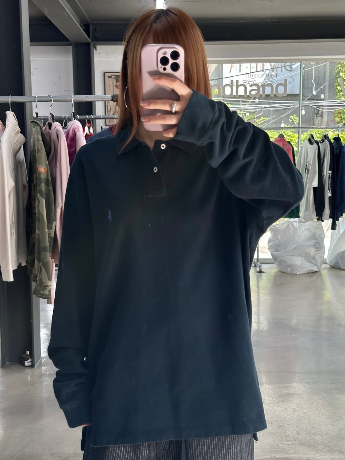 폴로랄프로렌 커스텀핏 버튼 슬릿 Pk 반팔티 상품이미지1