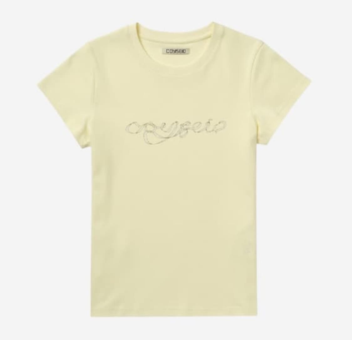 코이세이오 리본 사이드 스트랩 티셔츠반팔 상품이미지2