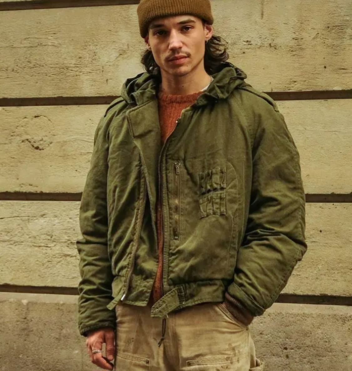 캐나다군 탱커 자켓 80s 라지 레귤러 (105-110) 상품이미지1