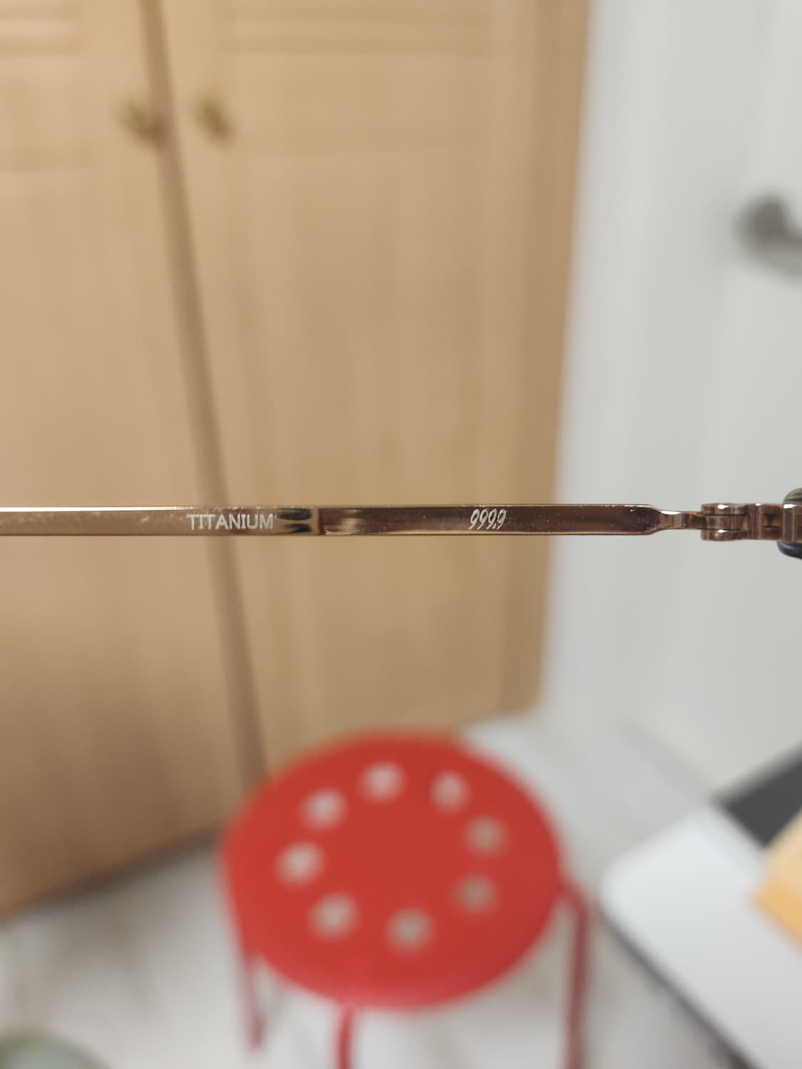 포나인즈 M-121 1901 하금테 안경 47사이즈 판매합니다 상품이미지5