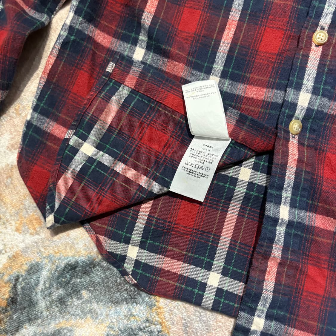 폴로 랄프로렌 빈티지 체크셔츠 상품이미지4