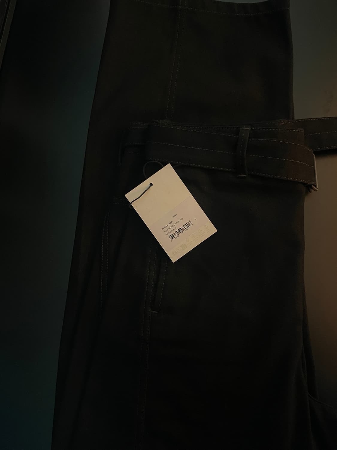 르메르 트위스트 벨티드 팬츠 블랙 S 상품이미지1