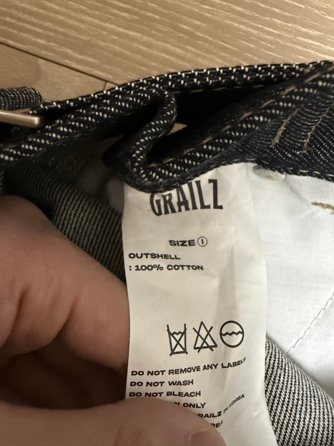 [GRAILZ X KOIN SEOUL] CARPENTER RAW DENI 상품이미지4