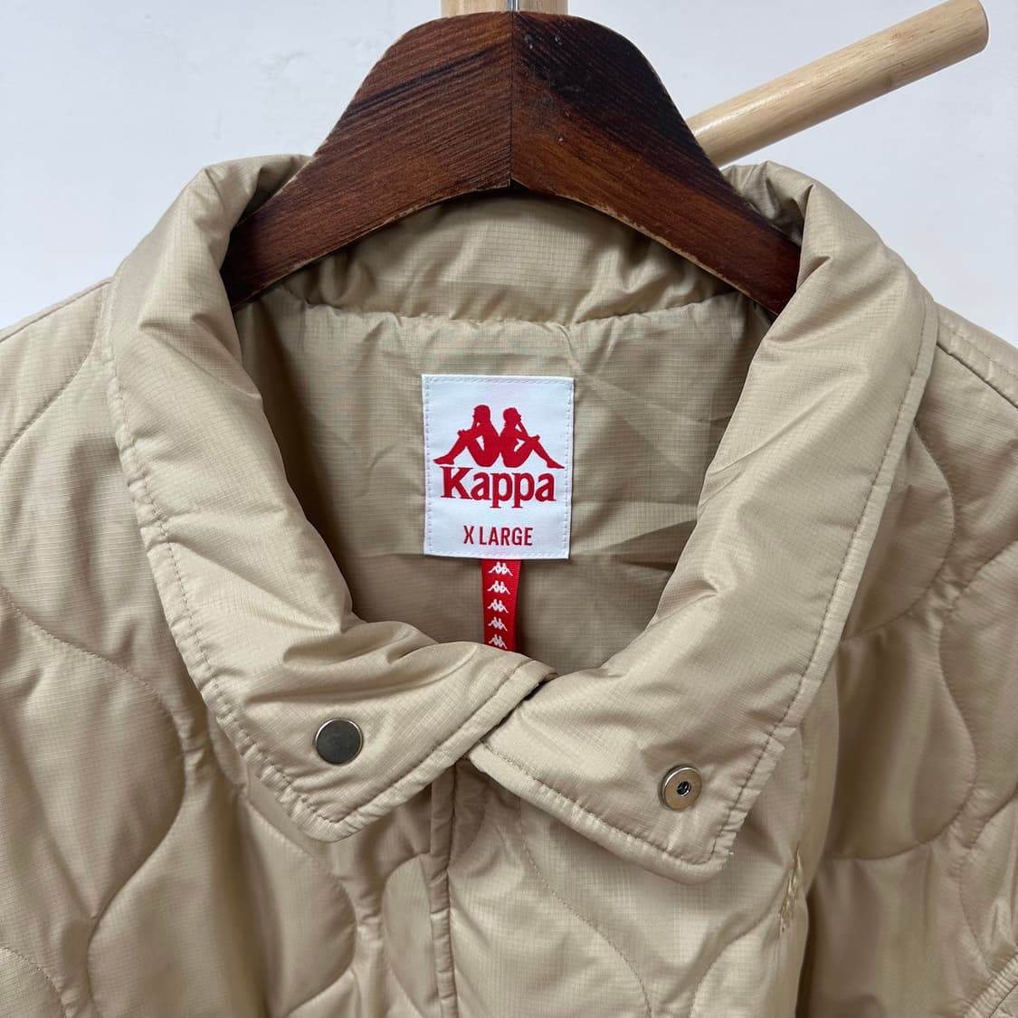 (새상품) 카파 KAPPA 오버핏 퀼팅 파카 점퍼 XL J26 상품이미지5
