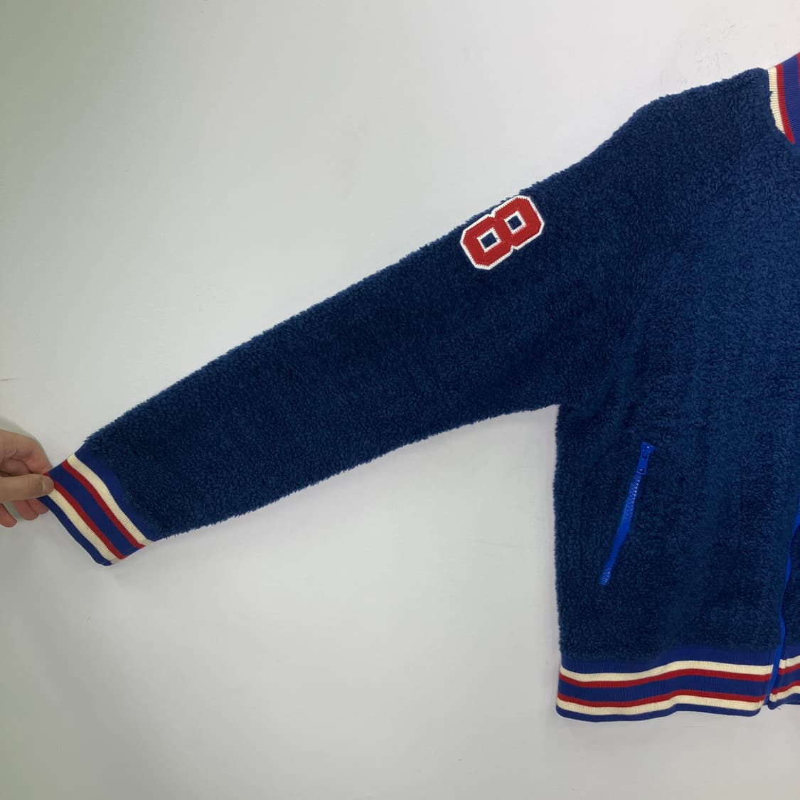 히스테릭 글래머 블루 플리스 집업 자켓  상품이미지7